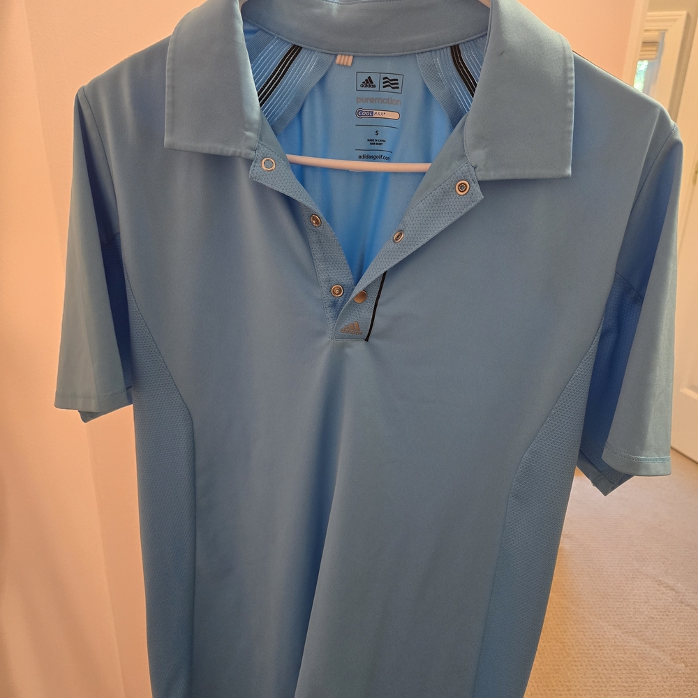 Adidas Blue Performance Polo Shirt